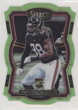 2017 Select Premier Level Die-Cut Neon Green Prizm 2/49 Takkarist McKinley 0v0
