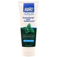 Epic Dental Anticavity Fluoride & Xylitol Toothpaste Spearmint 4.9 oz