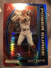 Casey Martin prizm draft power surge blue refractor RC MINT RARE