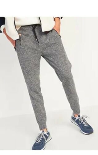 Old Navy Fleece Zip-pocket Jogger Sweatpants For Men (HerringBone) - Afbeelding 1 van 2