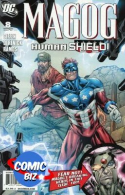 MAGOG HUMAN SHIELD #8 (2010) 1ST PRINTING MAIN COVER DC COMICS