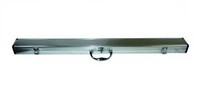 2 Pc Centre Split Chrome Cue Case 2 Pc Centre Split Chrome Cue Case