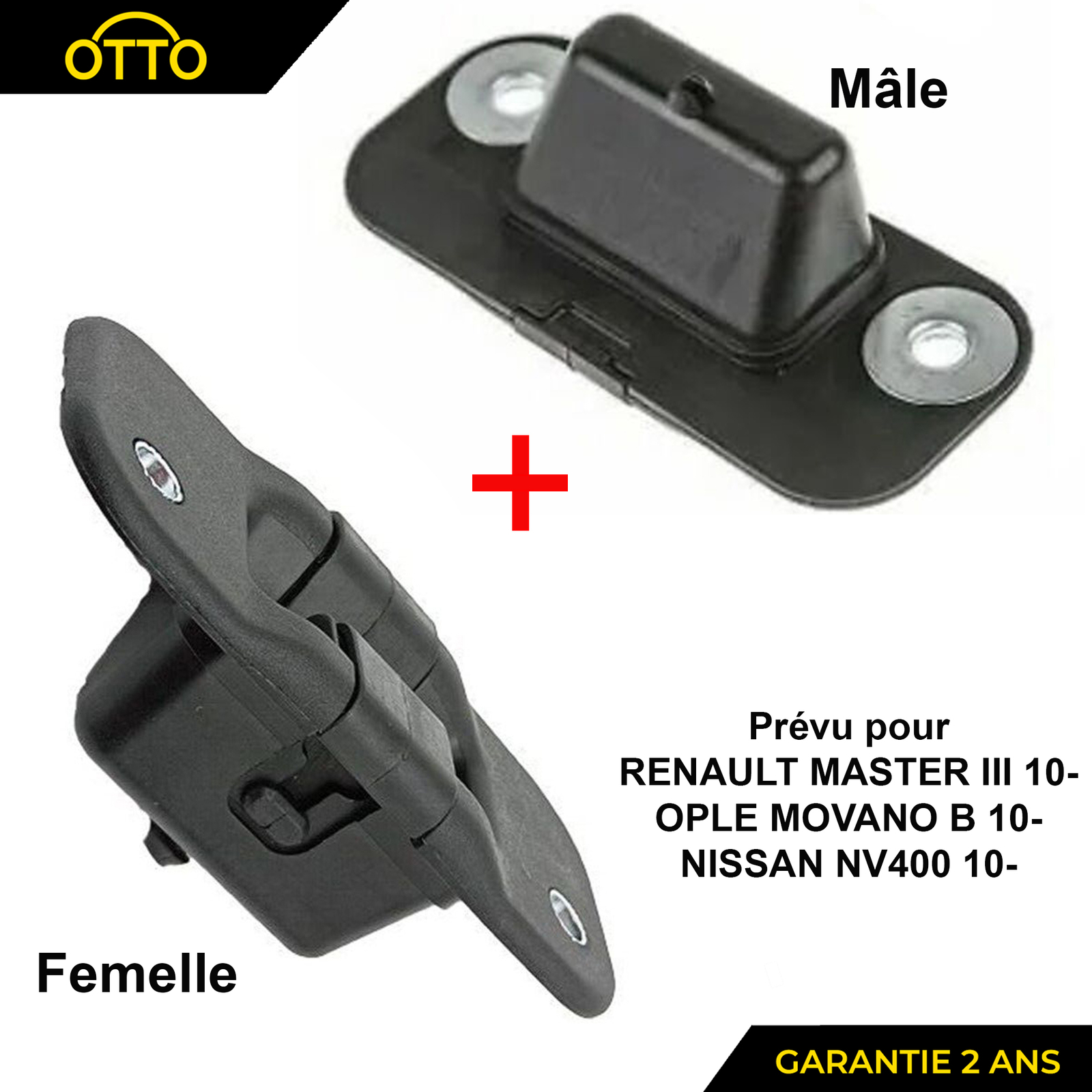 Butée élastique porte latérale pour Master III pièce caoutchouc amortisseur 824760002R 824440002R