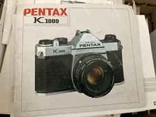 PENTAX K1000 CAMERA INSTRUCTION MANUAL ONLY USED GOOD CONDITION