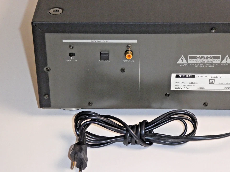TEAC VRDS-7 High-End CD-Player, sehr gepflegt & voll funktionsfähig, 2J.Garantie - Bild 4 von 4