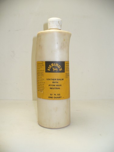 Fiebing's Leather Balm with Atom Wax Neutral for Leather USED