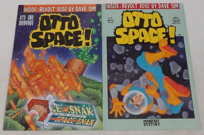 Otto Space! #1-2 FN/VF complete series - Manifest Destiny - Revolt 3000 Dave Sim