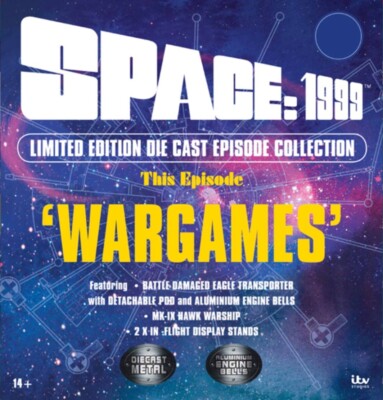 SPACE 1999 DIE CAST EAGLE + HAWK WARSHIP Deluxe Set ''WARGAMES'' BRAND NEW!