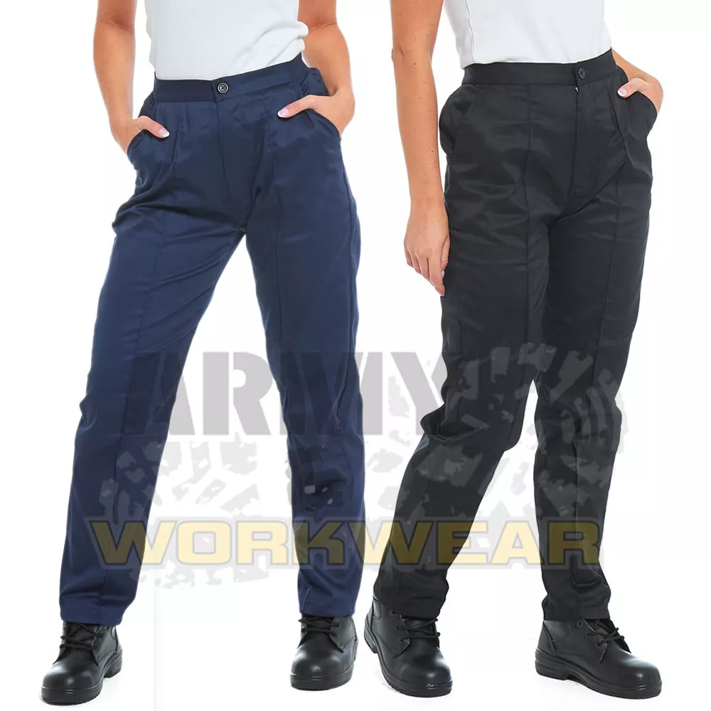 Ladies Womens Work Trousers Healthcare Beauty Uniform Pants Half