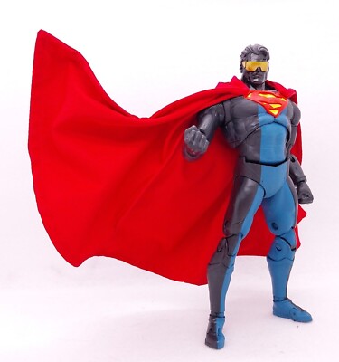 SU-MF-C-EDC: Red Wired Cape for Mcfarlane ERADICATOR: SHOCK WAVE