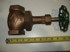 Vintage Steampunk Jenkins Bros  Brass  Globe Valve 1 1/2 Inch Handle 150