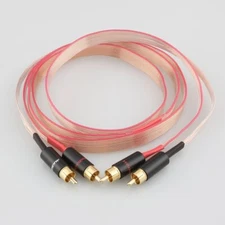 Preffair OCC Copper Signal RCA Cable Gold Plated RCA Plug Interconnect Cable