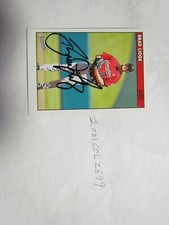 2006 Topps Brad Lidge Signed Baseball Card 
