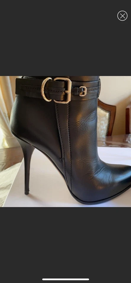 Christian Dior Black Ankle to Mid Calf Boots, Size 39.5, VNDS Tried On Once - Image 2 of 4