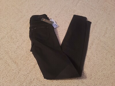 Lee Body Optix Jeans High Rise Scarlett Skinny 28 Black Denim Dot