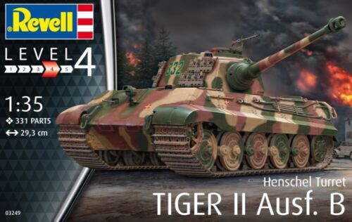 (RV03249) - Revell 1:35 - Tiger II Ausf.B (Henschel Turret) - Afbeelding 1 van 1