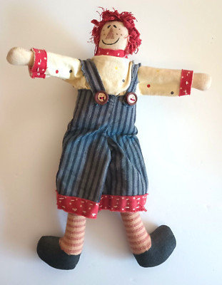 Vintage Raggedy Andy Style Doll 9.5'' Estate Rag Doll