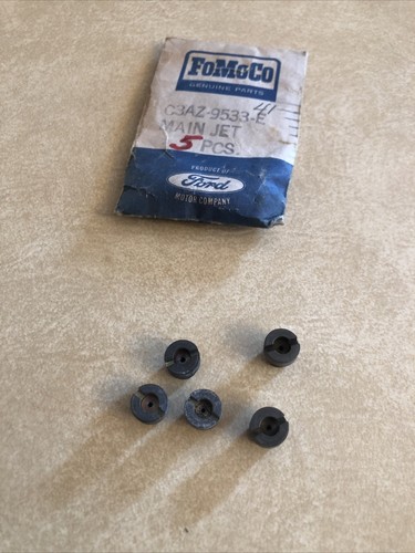 NOS 63-64 Ford Falcon Fairlane Ranchero V8 260 carb. main jets (5) C3AZ-9533-E - Picture 6 of 7