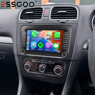 ESSGOO VW GOLF MK6 *2006-2013* 100% FIT PLUG AND PLAY WiFi GPS CarPlay Car Stereo BT FM