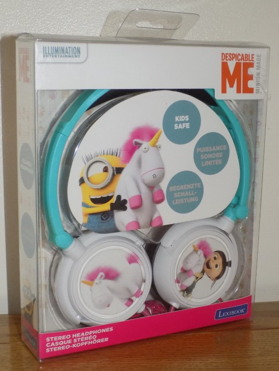 Lexibook Despicable Me Minions Unicorn Kids Stereo Headphones - BRAND NEW