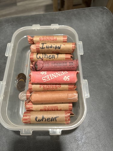 1 Pound Of Wheat Pennies Mixed Dates 1909-1958 PDS--15 1920's Per - Foto 6