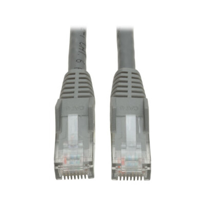 Tripp Lite 5FT RJ45 Cat6 Gigabit 550Mhz Snagless Molded Patch Kabel - grau