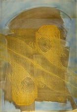 FREMEZ original 1990 unique pop art cyanotype signed Jose Gomez Fresquet Cuban