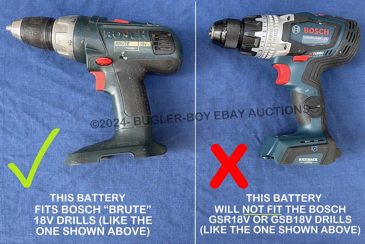 GENUINE BOSCH 18v BATTERY BAT181 BLUE CORE for