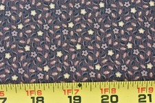 By 1/2 Yd, Cream Black Rusty-Brown Calico, Thimbleberries/House Garden,P4630