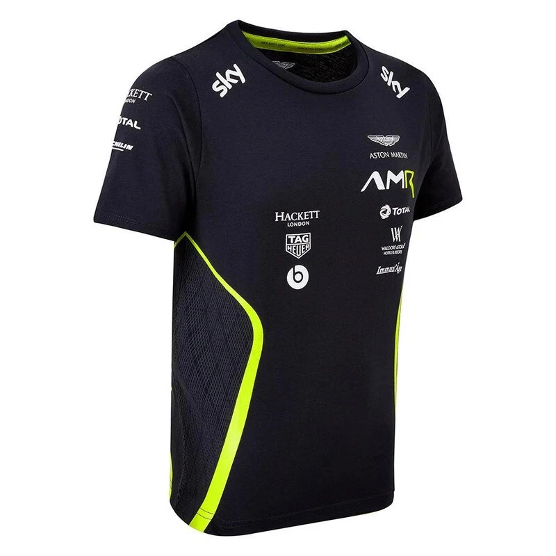 NEW Aston Martin Racing Team Shirt AMR Hackett Men s T Shirt Holiday Sale