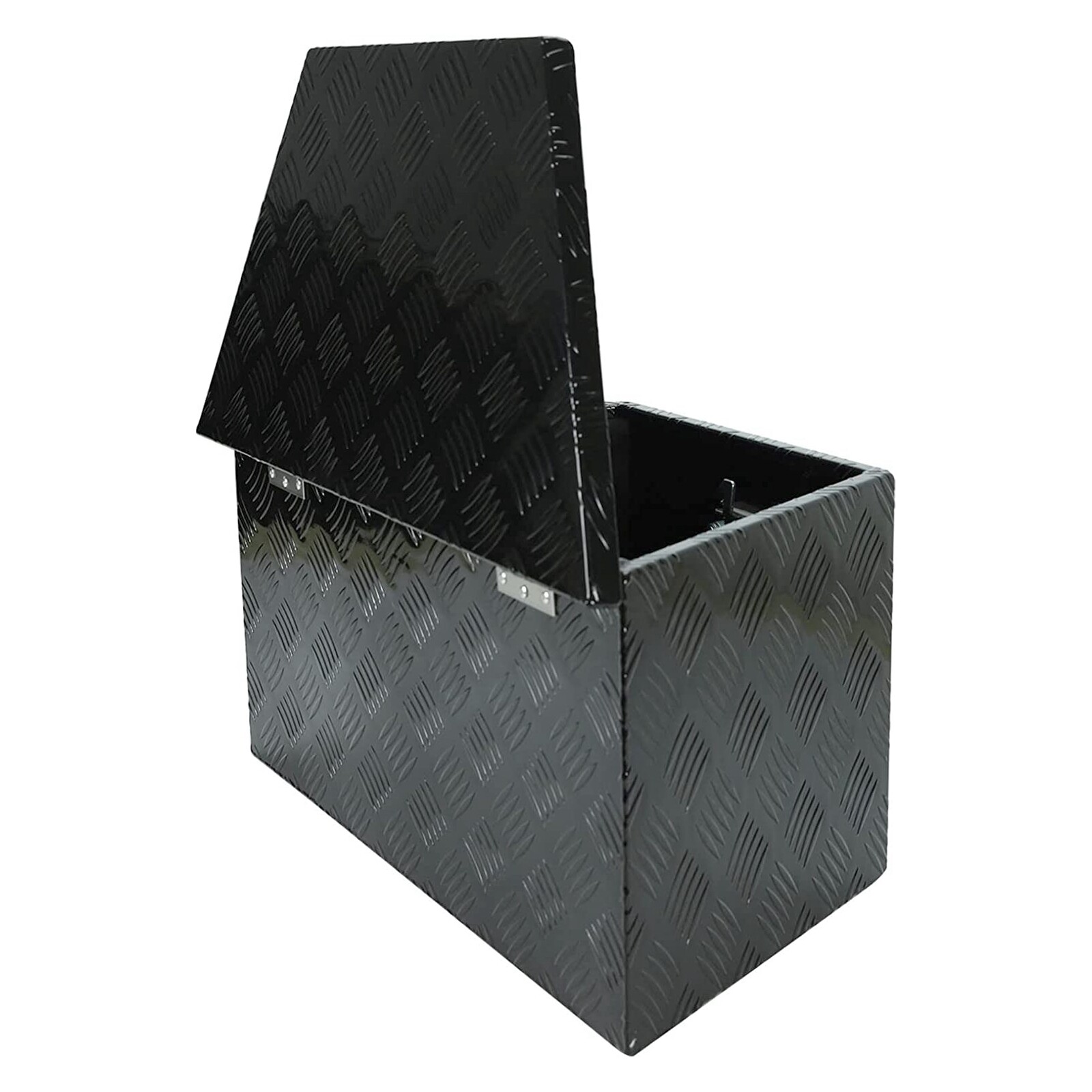 26 Inch Aluminum Trailer Tongue Box Pickup truck Tool Box Black(26''X13