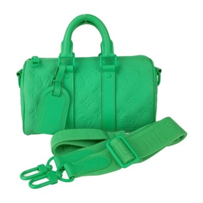 LOUIS VUITTON Handbag Keepall Bandouliere 25 M20929 MINTY GREEN