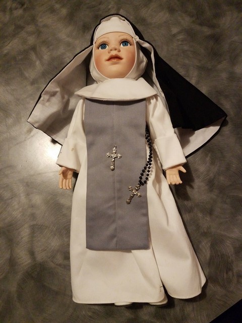 porcelain nun doll