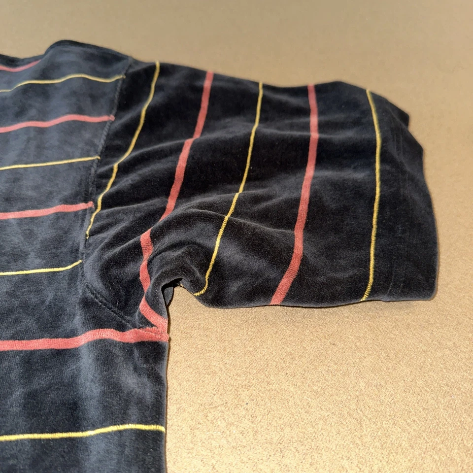 Adidas Hombre Manga Corta Terciopelo Jersey GD3488 Negro Rojo Amarillo Grande Foto 2 de 4