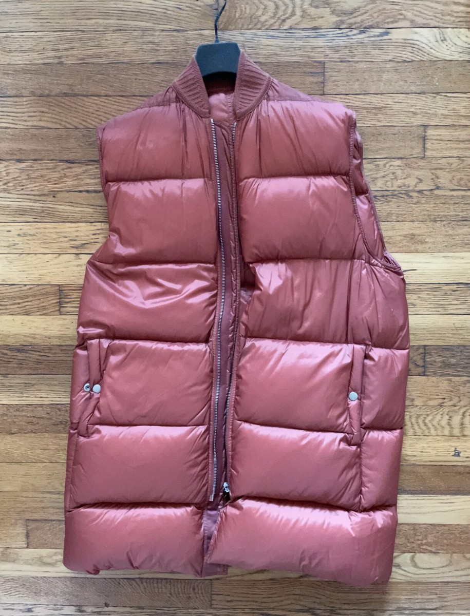 Rick Owens 23 F/W ダウンベスト YZERR着用 Rick Owens リックオウエンス ダウンベスト LUXOR FLIGHT VEST