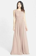 Jenny Yoo Vivienne Pleated Chiffon Gown Wisteria Size 2 NWT