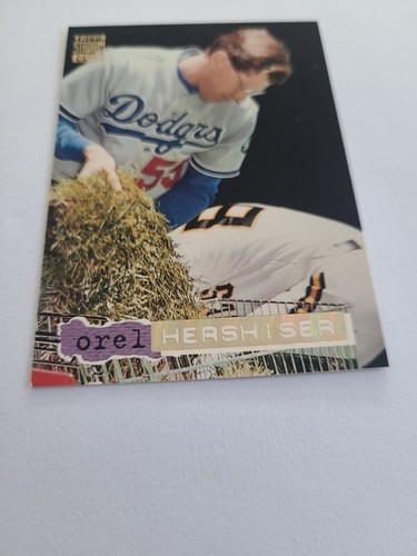 1994 Topps Stadium Club Orel Hershiser #400 - Picture 3 of 4