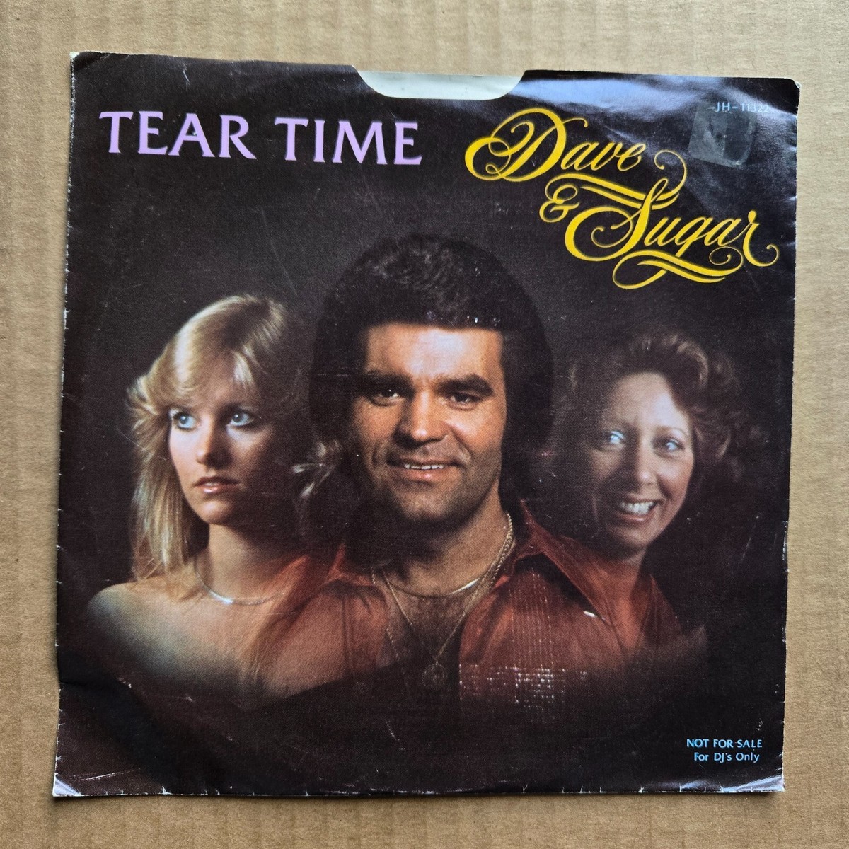 DAVE & SUGAR Tear Time COUNTRY DJ PROMO RCA 45 7