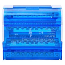 Terminal Block Distribution Box Din Rail 4-Level Single Phase For Engineering X3