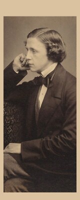 Lewis Carroll - English Author & Poet - Laminated Photo Bookmark - 2.5 x 6 in