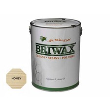 Briwax Wax Polish Honey 5 Litre The Natural Wax, Cleans and Polishes