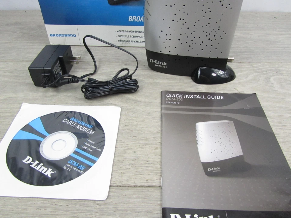 Módem cable banda ancha 43 Mbps D-Link DCM-202 (WMM83060) NUEVO Foto 4 de 4