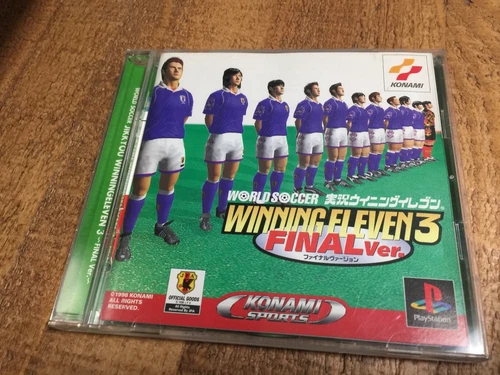 WORLD SOCCER JIKKYO WINNING ELEVEN 3 Final PS1 KONAMI Japanese *USA Seller*