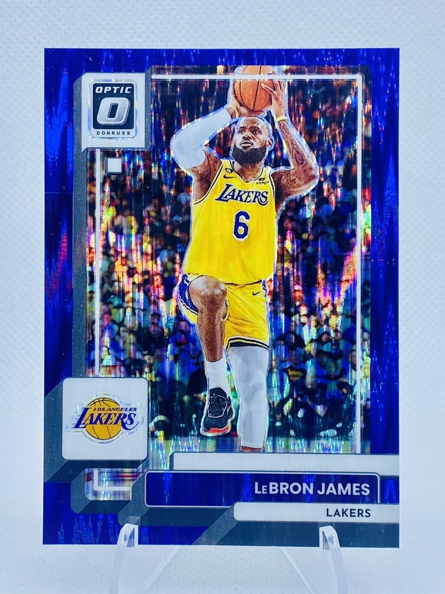 202-23 Panini Optic Lebron James Purple Shock Prizm Los Angeles Lakers #116 | eBay