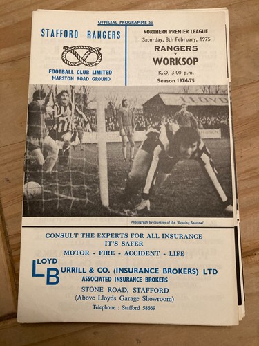 Stafford Rangers INICIO Programas Liga y Copa Años 70 PUBLICACIÓN GRATUITA - Imagen 56 de 186