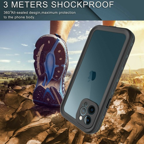 Funda protectora de pantalla incorporada impermeable real para iPhone 12 13 Pro Max Mini - Imagen 67 de 85