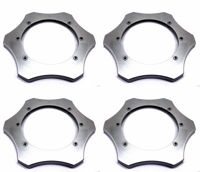 Moto Metals Silver Wheel Center Hub Cap Sprocket 6 Lug for MO977