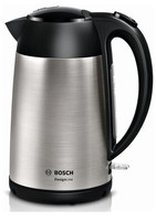 Bosch TWK4P440GB DesignLine Stainless Steel Cordless Electric Kettle 1.7L 