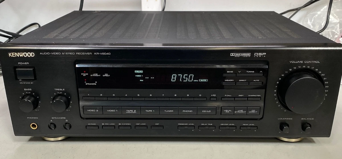 Kenwood Dolby Surround Home Audio Receivers 5.1 Channels for sale