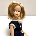 Vintage  Tressy Grow Hair Doll Wearing Original Dress Pretty Face Paint 1960’s